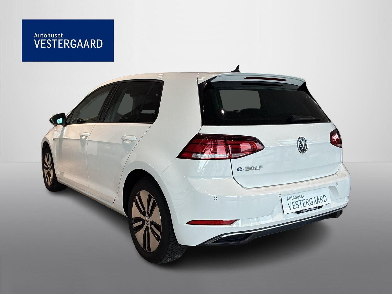 Hvid VW e-Golf VII fra 2019