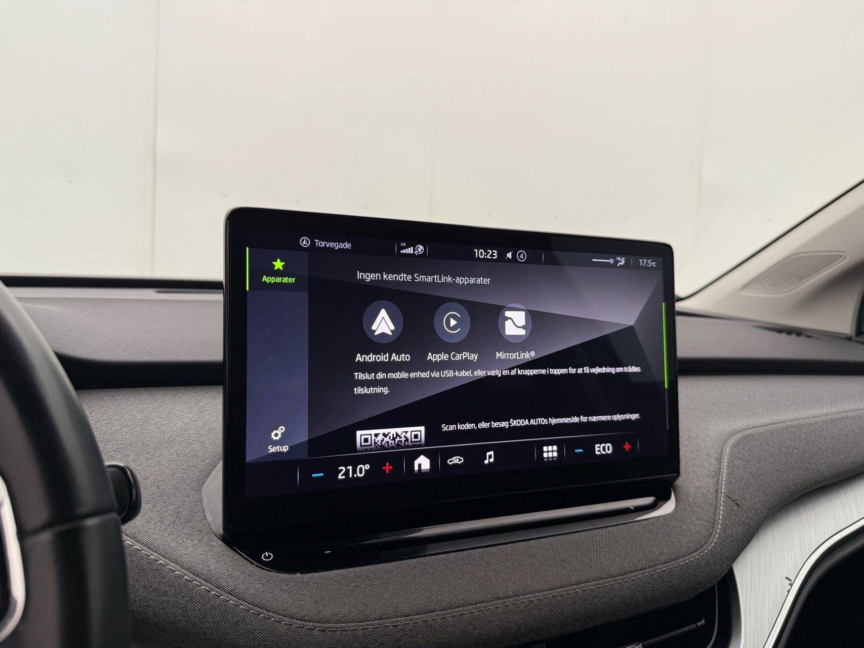 Sort Skoda Enyaq fra 2022