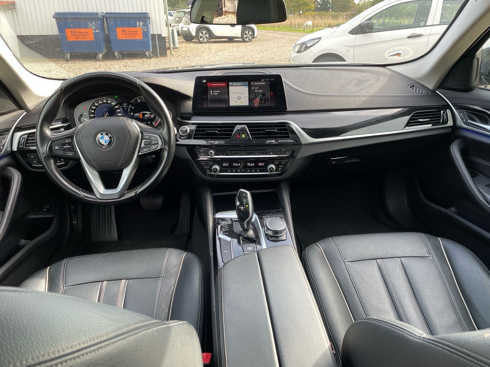Sort BMW 520d fra 2018