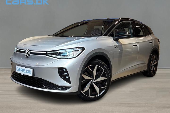 Sølv VW ID.4 fra 2024 set udefra