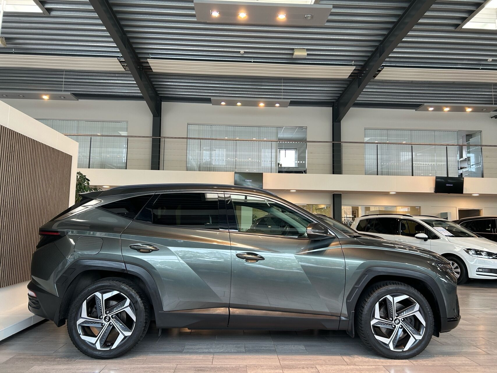 Grøn Hyundai Tucson fra 2021