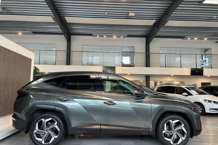 Grøn Hyundai Tucson fra 2021