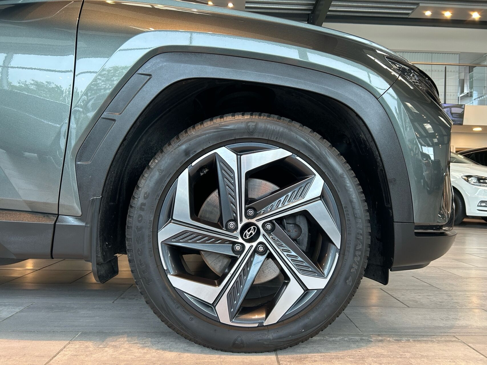 Grøn Hyundai Tucson fra 2021