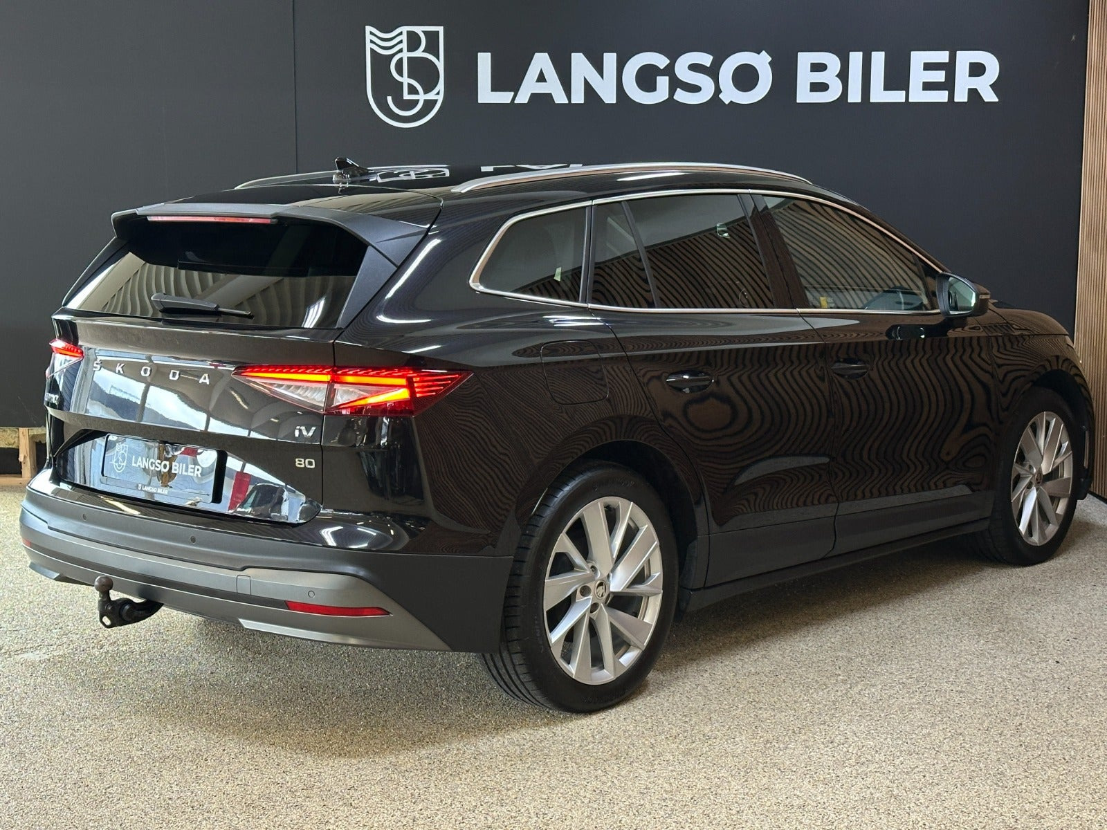 Sort Skoda Enyaq fra 2021