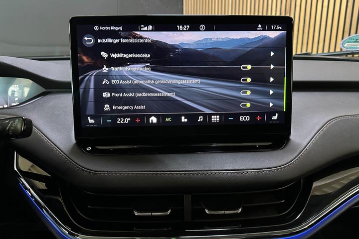 Sort Skoda Enyaq fra 2021