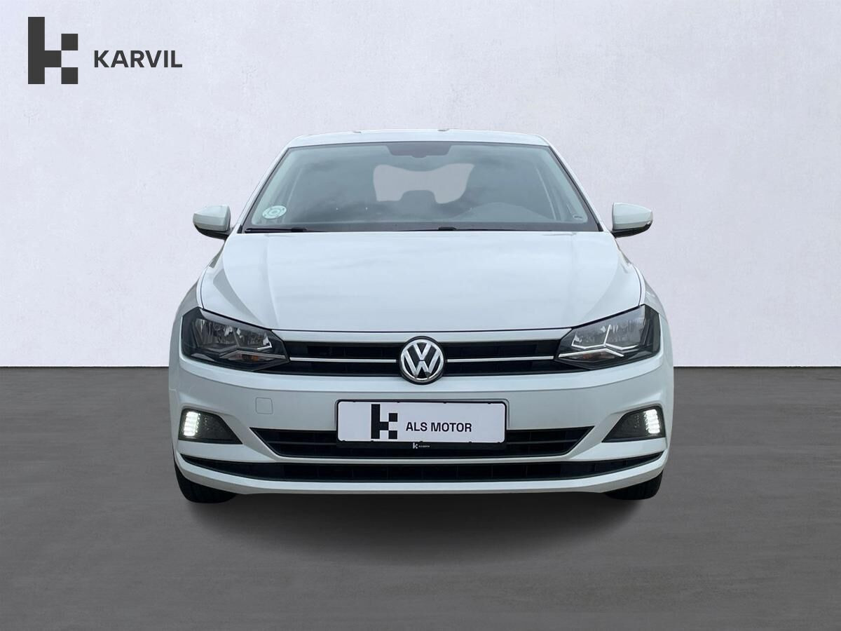 Hvid VW Polo fra 2019