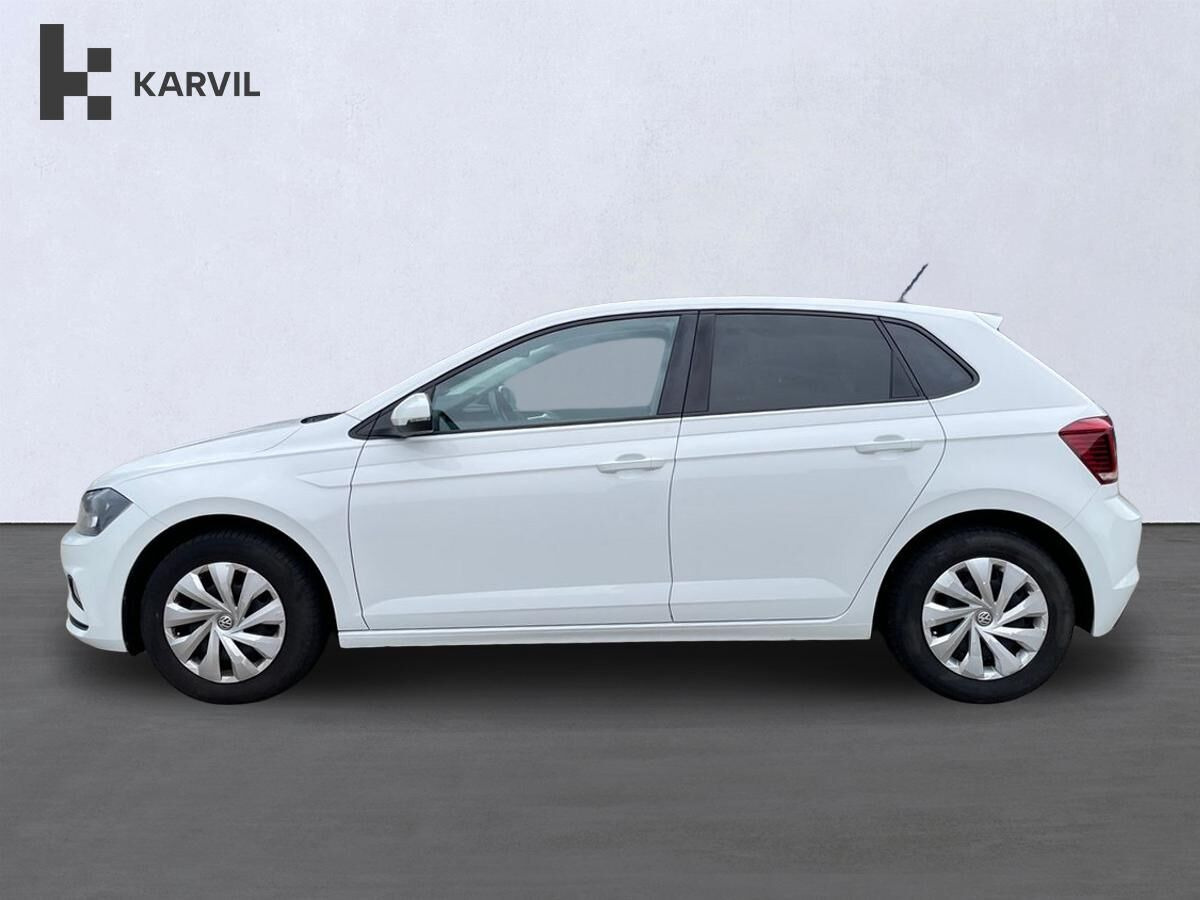 Hvid VW Polo fra 2019