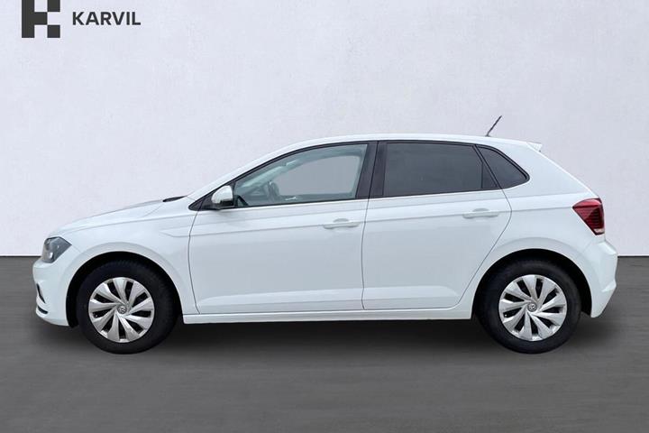 Hvid VW Polo fra 2019