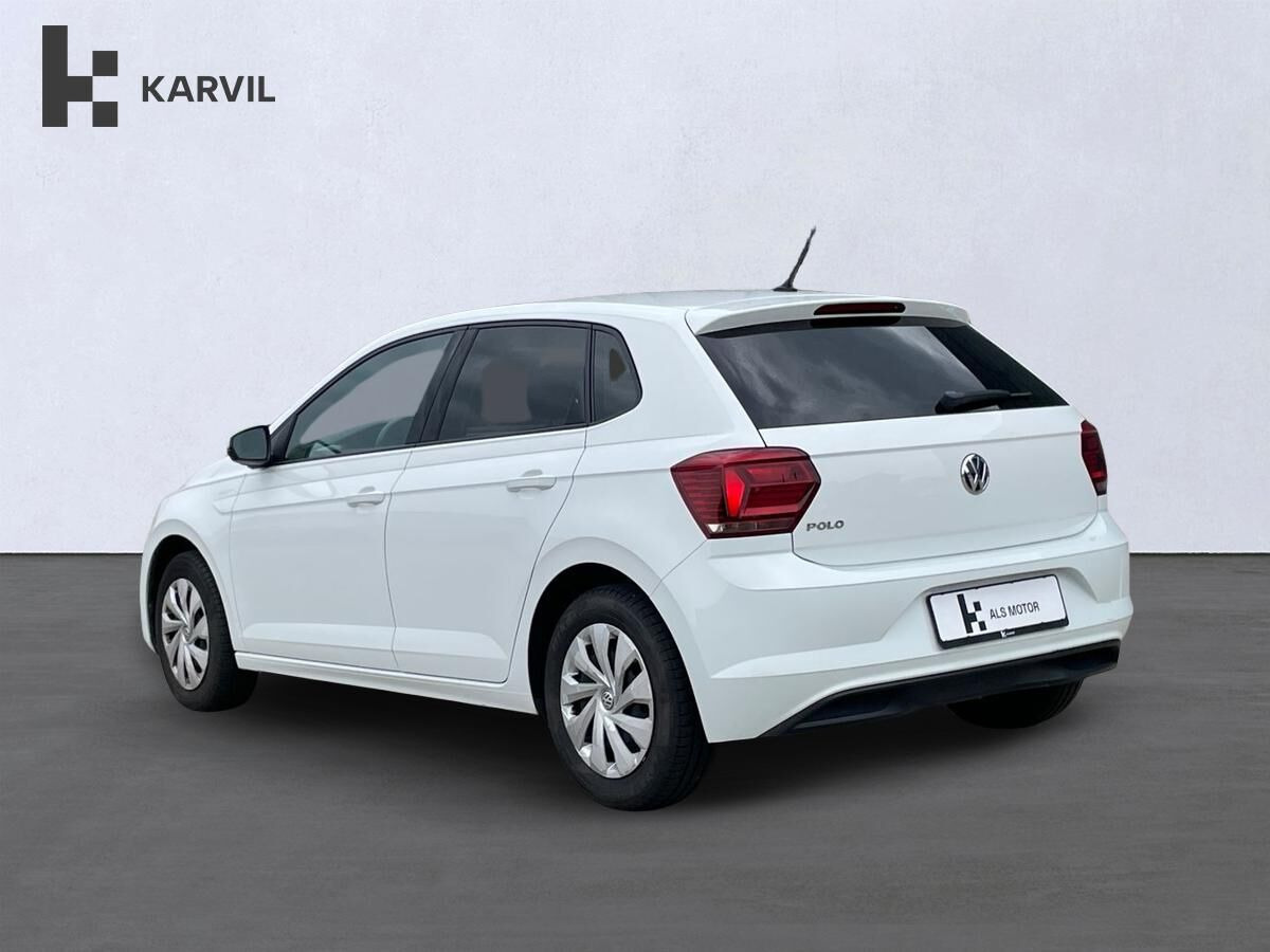 Hvid VW Polo fra 2019