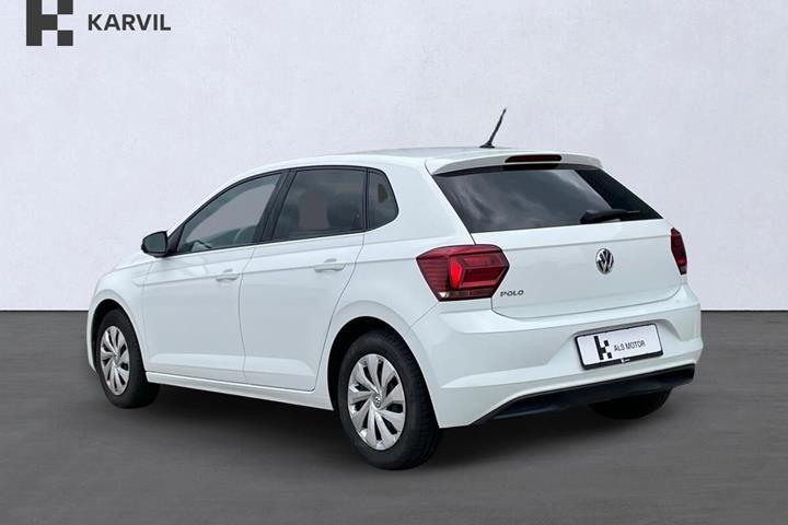 Hvid VW Polo fra 2019