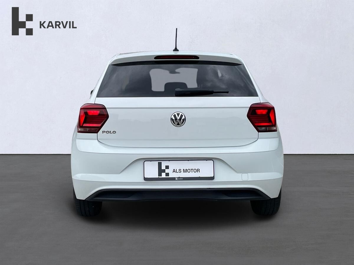 Hvid VW Polo fra 2019