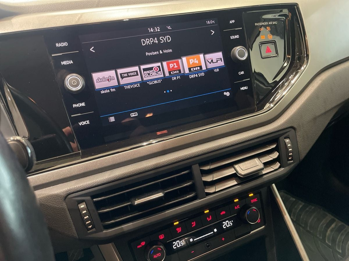 Hvid VW Polo fra 2019