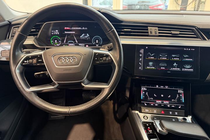 Sort Audi e-tron fra 2021