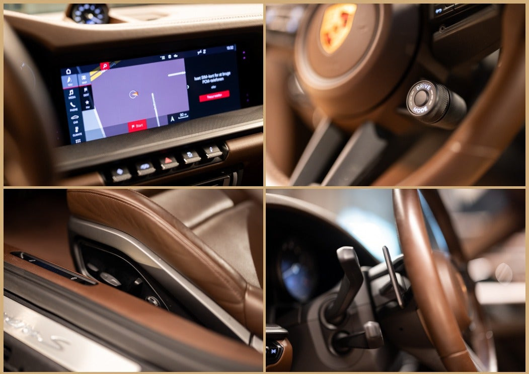 Sort Porsche 911 Carrera S fra 2020