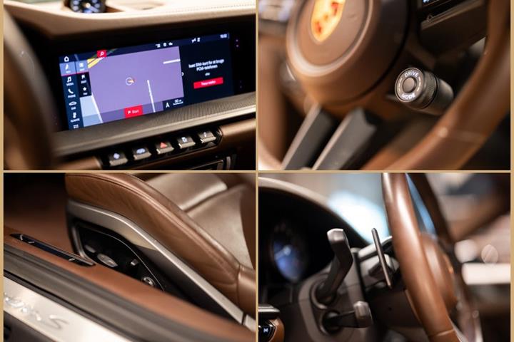 Sort Porsche 911 Carrera S fra 2020