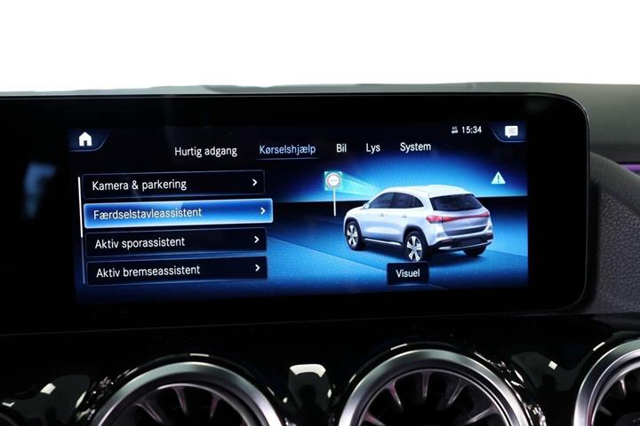 Sort Mercedes EQA250 fra 2021