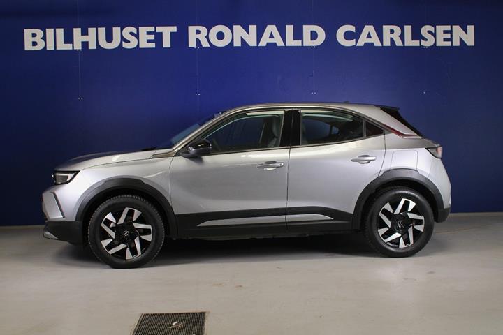 Sølv Opel Mokka-e fra 2024
