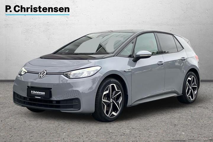 Grå VW ID.3 fra 2023 set udefra