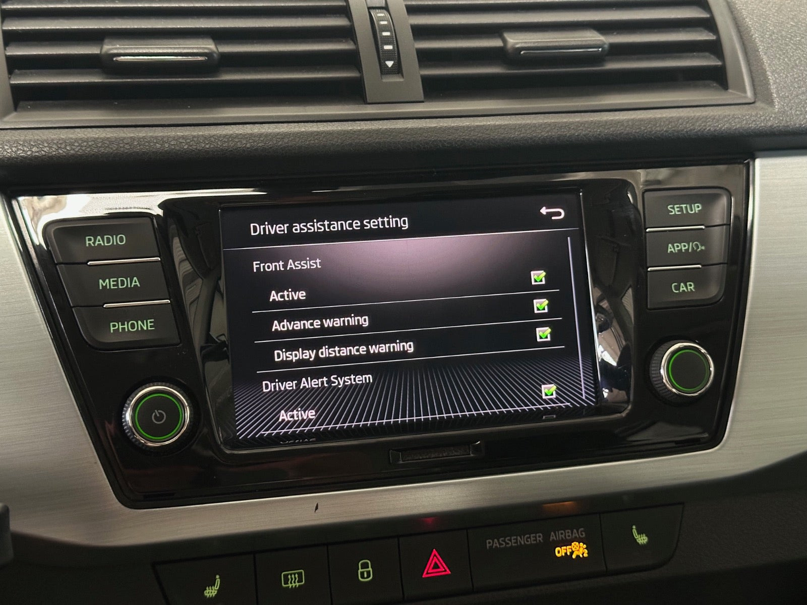 Sort Skoda Fabia fra 2019