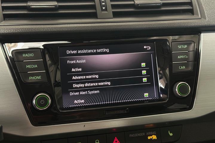 Sort Skoda Fabia fra 2019