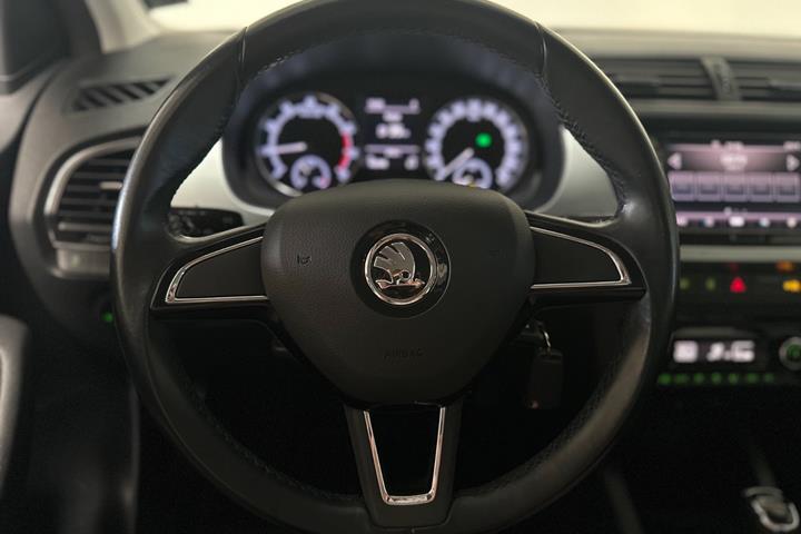 Sort Skoda Fabia fra 2019