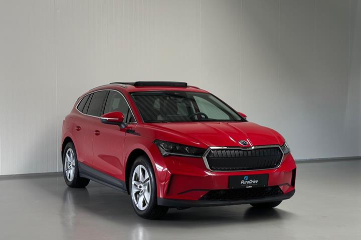 Rød Skoda Enyaq fra 2025