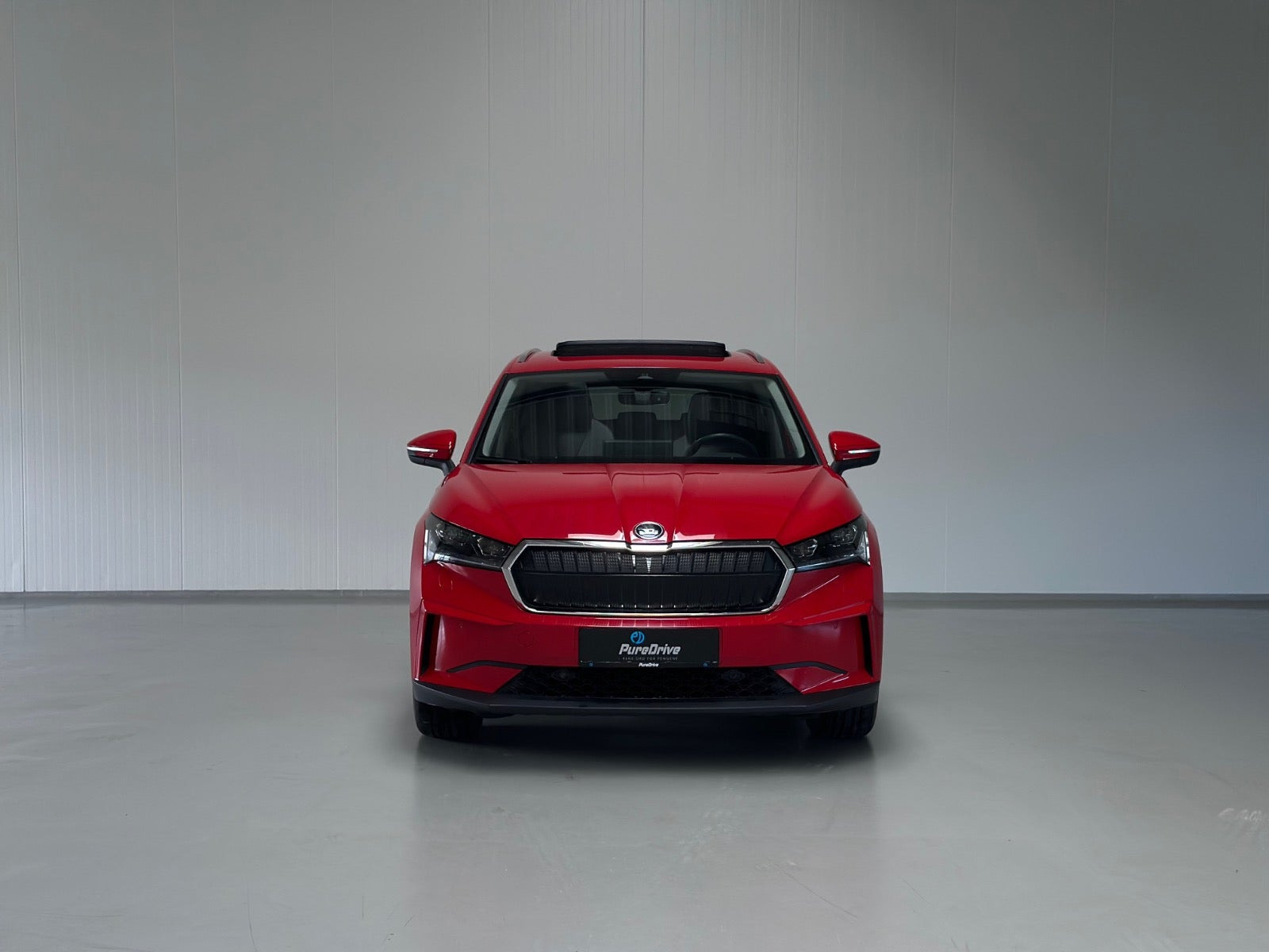 Rød Skoda Enyaq fra 2025