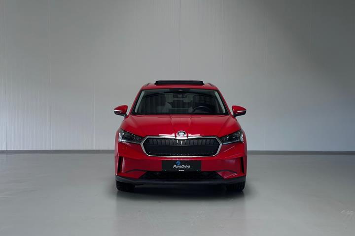 Rød Skoda Enyaq fra 2025