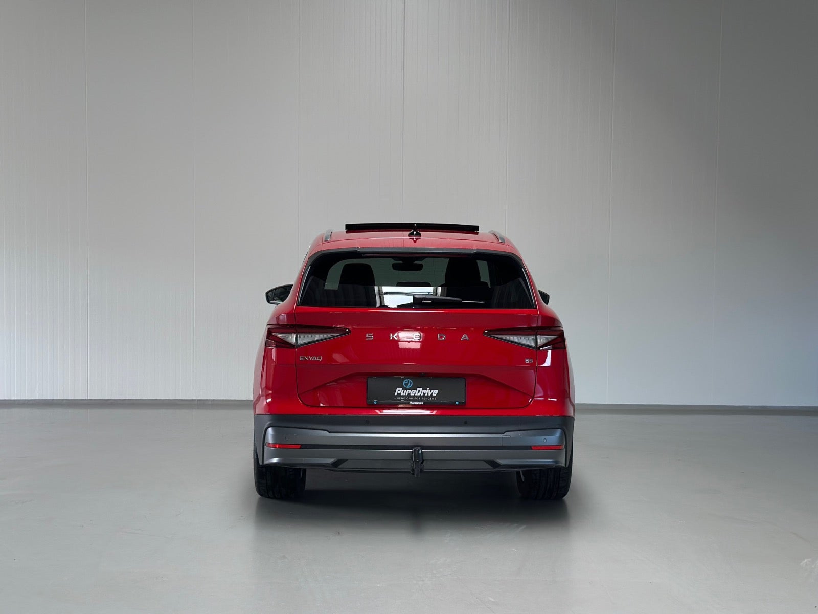 Rød Skoda Enyaq fra 2025