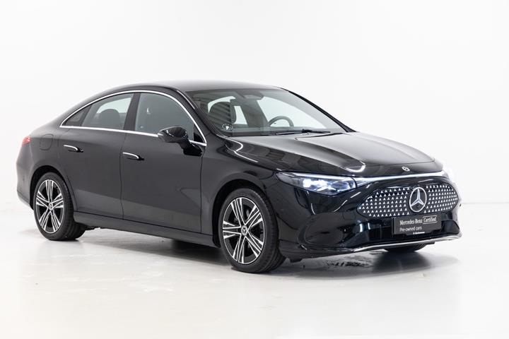 Sort Mercedes CLA250+ fra 2025