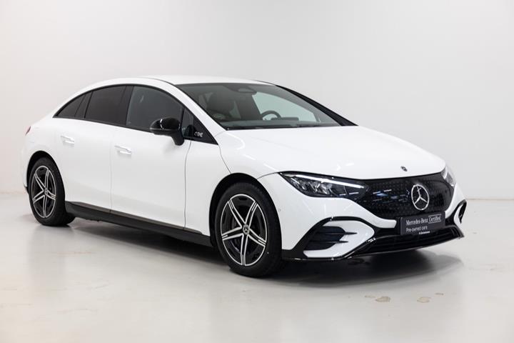 Hvid Mercedes EQE350+ fra 2026