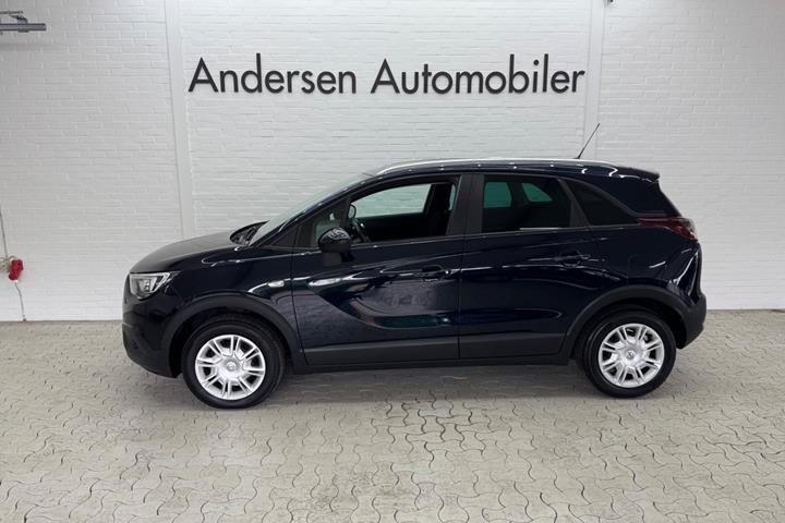 Blå Opel Crossland X fra 2019