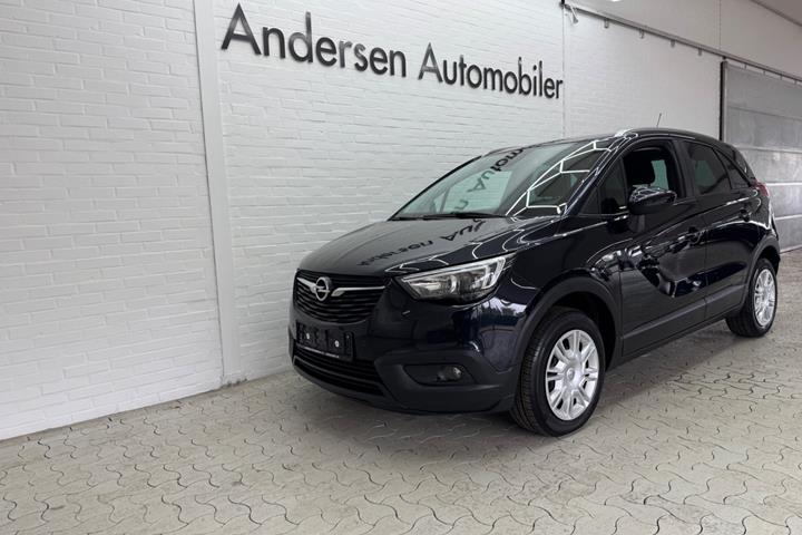 Blå Opel Crossland X fra 2019
