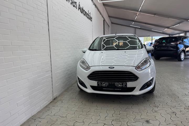 Hvid Ford Fiesta fra 2015