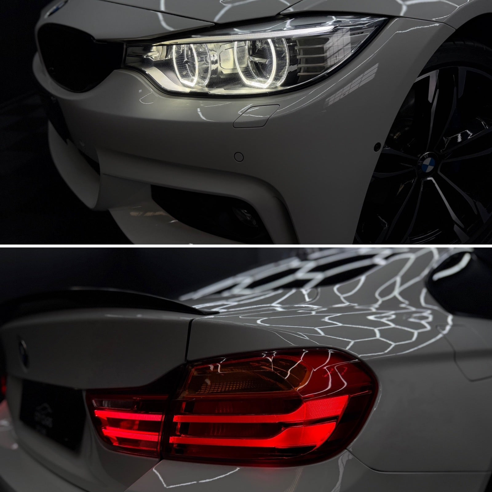 Hvid BMW 435i fra 2014