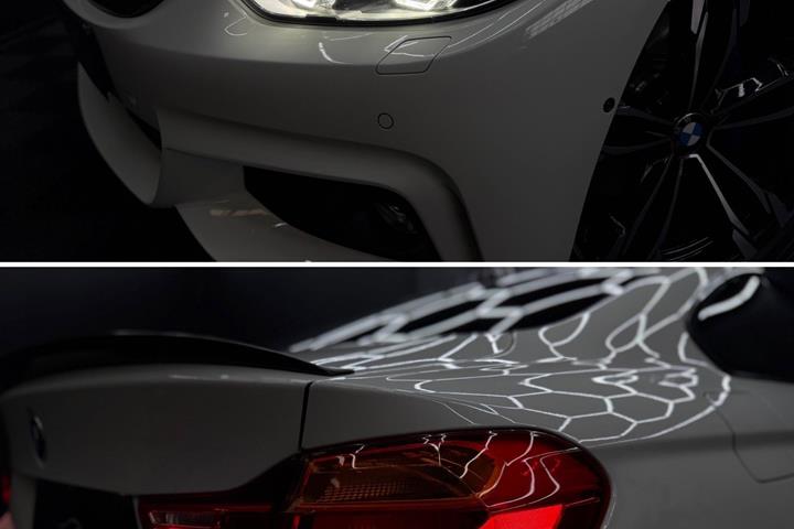 Hvid BMW 435i fra 2014