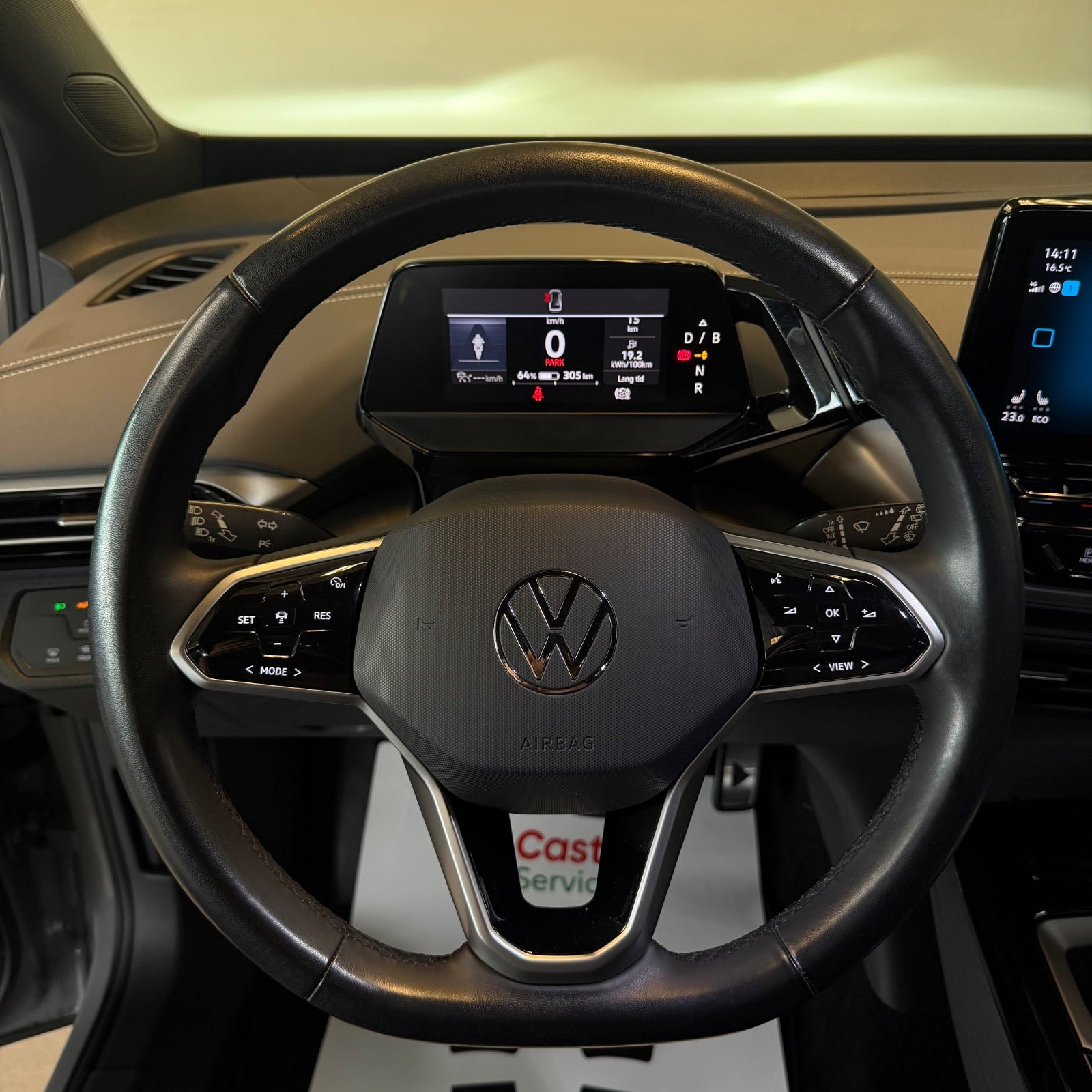 Grå VW ID.4 fra 2023
