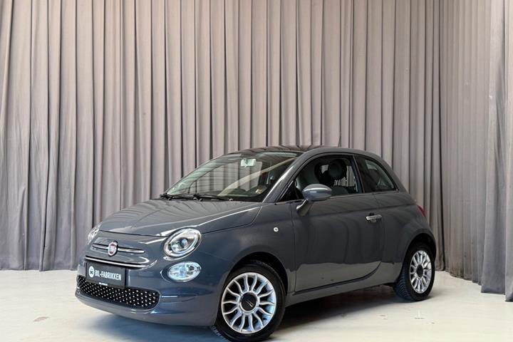 Grå Fiat 500 fra 2018