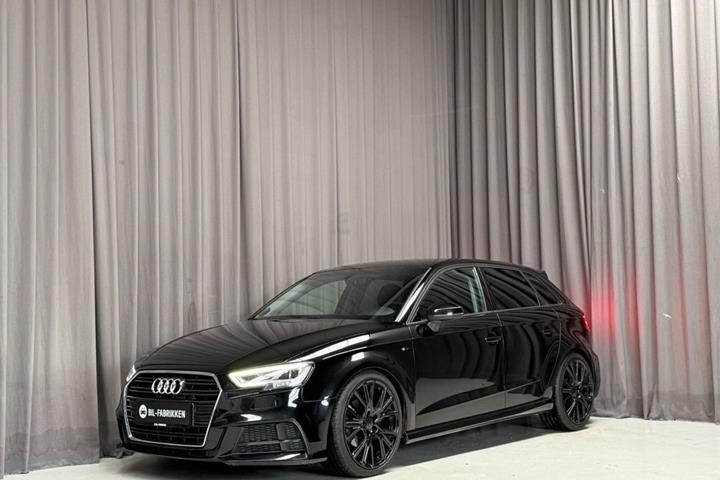 Sort Audi A3 fra 2019