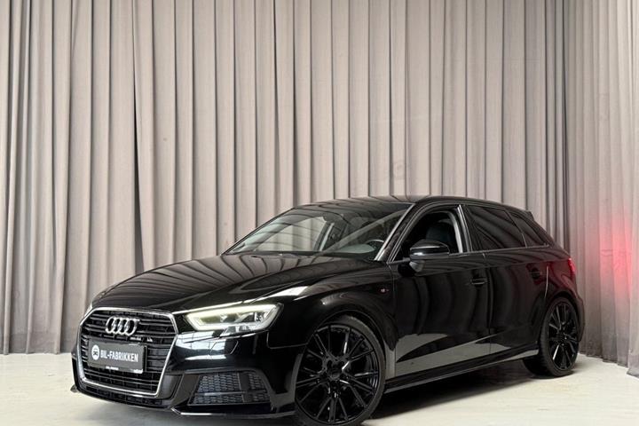Sort Audi A3 fra 2019