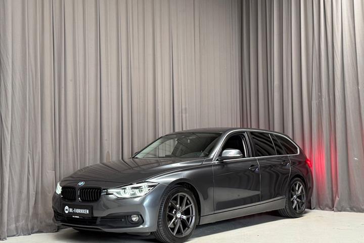 Grå BMW 320d fra 2016