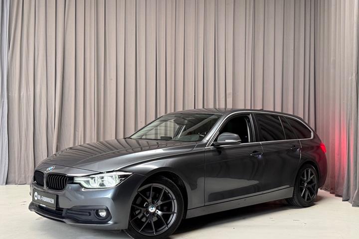 Grå BMW 320d fra 2016