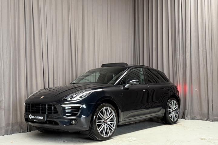 Sort Porsche Macan S fra 2015