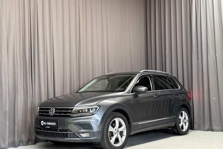 Grå VW Tiguan fra 2018