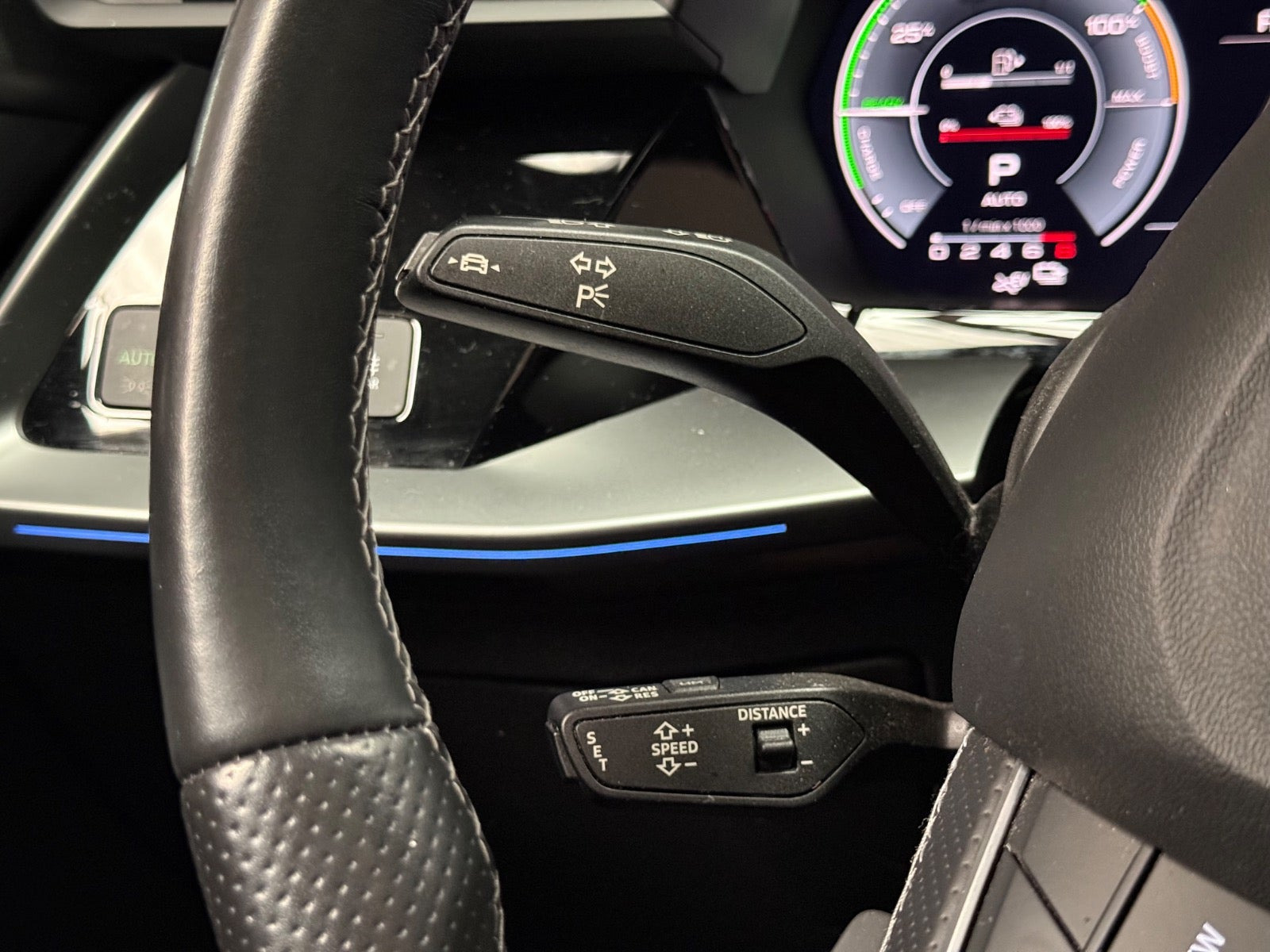 Blå Audi A3 fra 2021