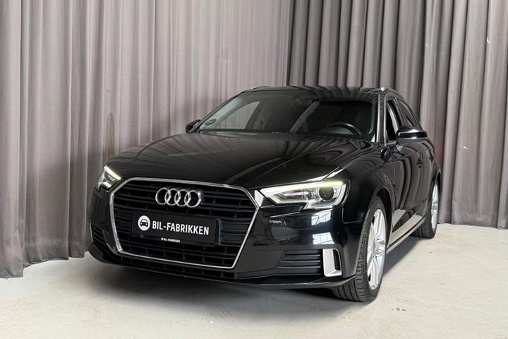 Sort Audi A3 fra 2017