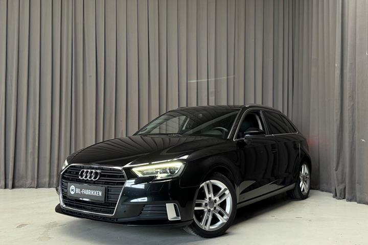 Sort Audi A3 fra 2017