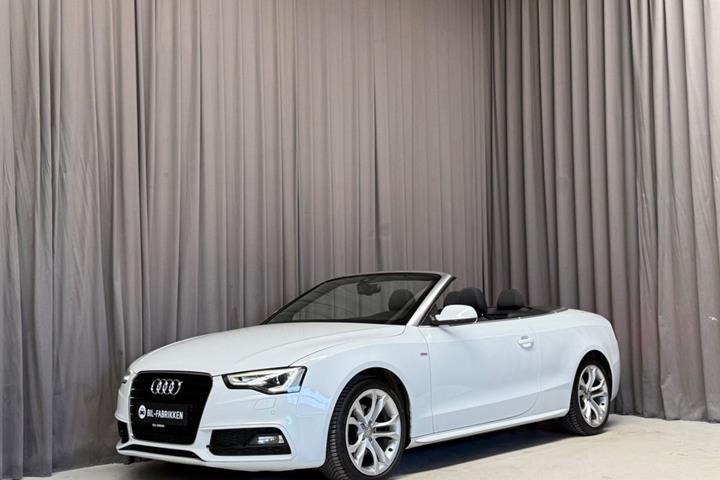 Hvid Audi A5 fra 2014