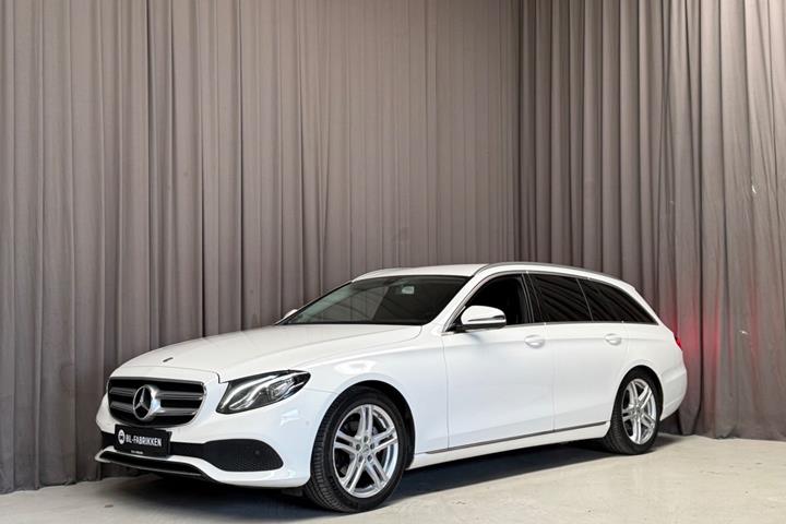 Hvid Mercedes E220 d fra 2016