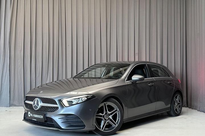 Grå Mercedes A200 fra 2018